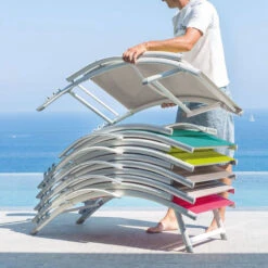 Transat Samba Pliable Et Empilable Gris Ardoise Hespéride 19 Transat Samba Pliable Et Empilable Gris Ardoise Hespéride -Jardin Meubles Magasin transat samba pliable et empilable gris ardoise hesperide 8