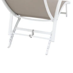 Transat Samba Pliable Noisette/blanc Hespéride -Jardin Meubles Magasin transat samba pliable noisetteblanc hesperide 3