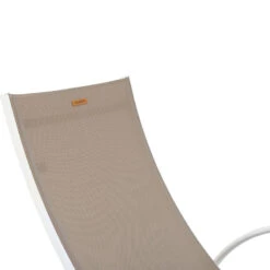 Transat Samba Pliable Noisette/blanc Hespéride -Jardin Meubles Magasin transat samba pliable noisetteblanc hesperide 5